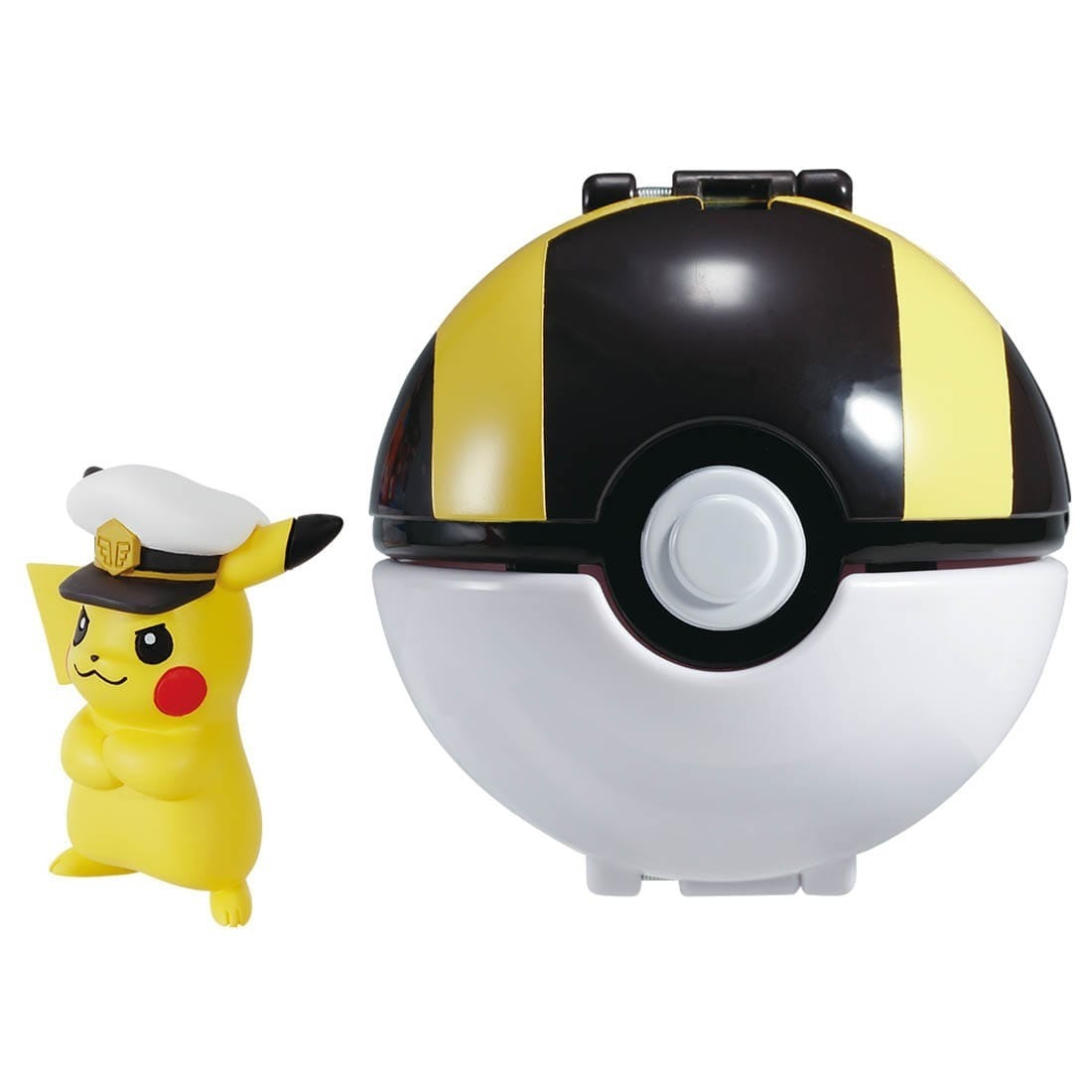 Takara Tomy Pokemon - Moncolle Pokederuze 船長比卡超 & 高級球