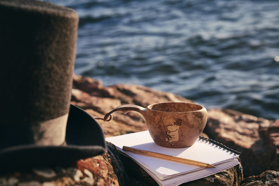 Kupilka 21 Moominpappa 松木碗（姆明特別版）