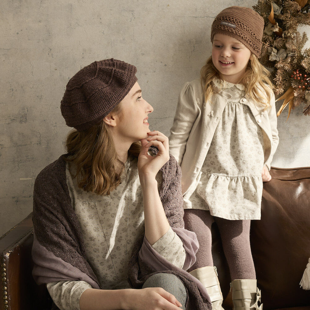 PIPPY印花棉麻長版上衣 棕