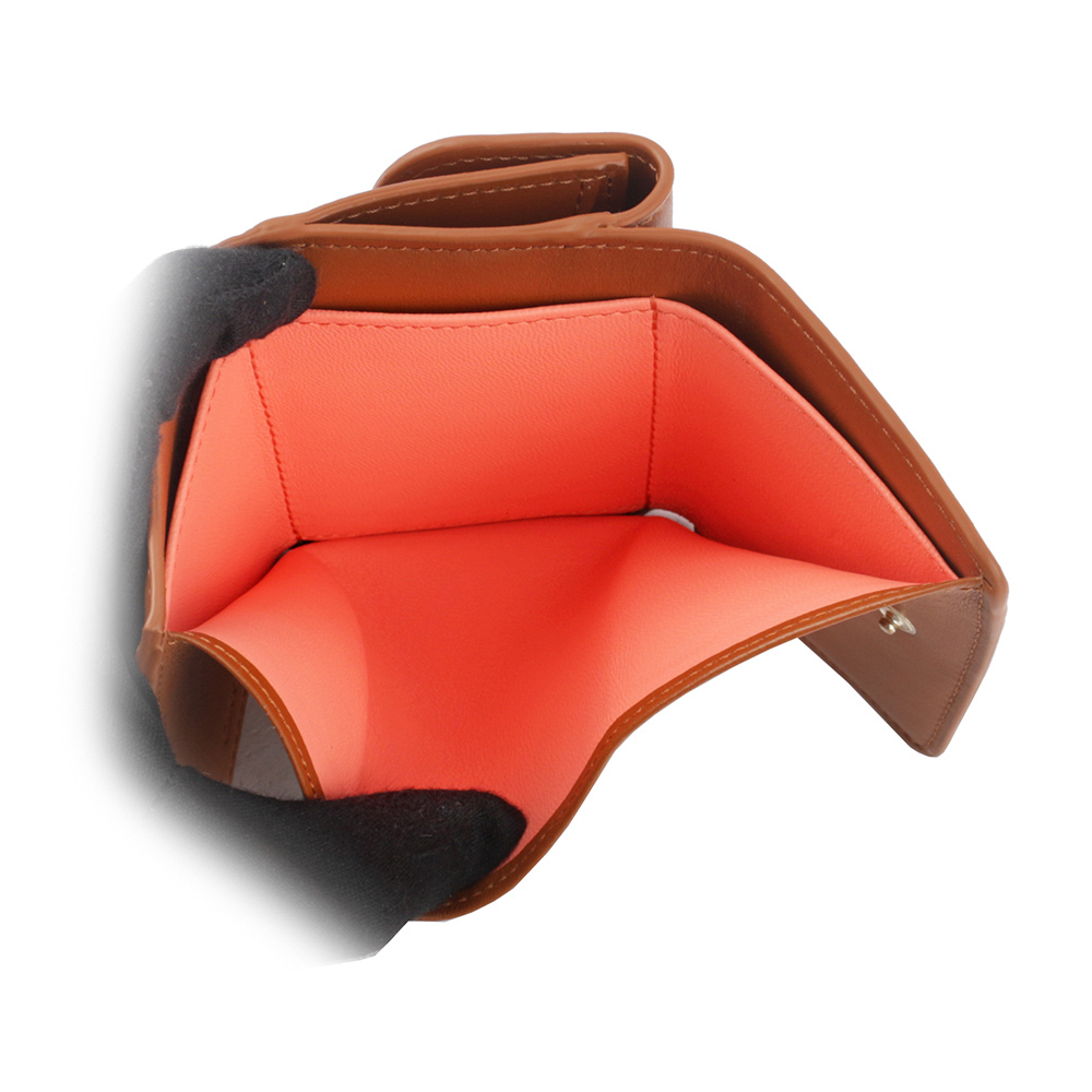 【CHLOE'】Sense 刺繡標誌小款三折短夾(焦糖色) CHC23AP875I10 247