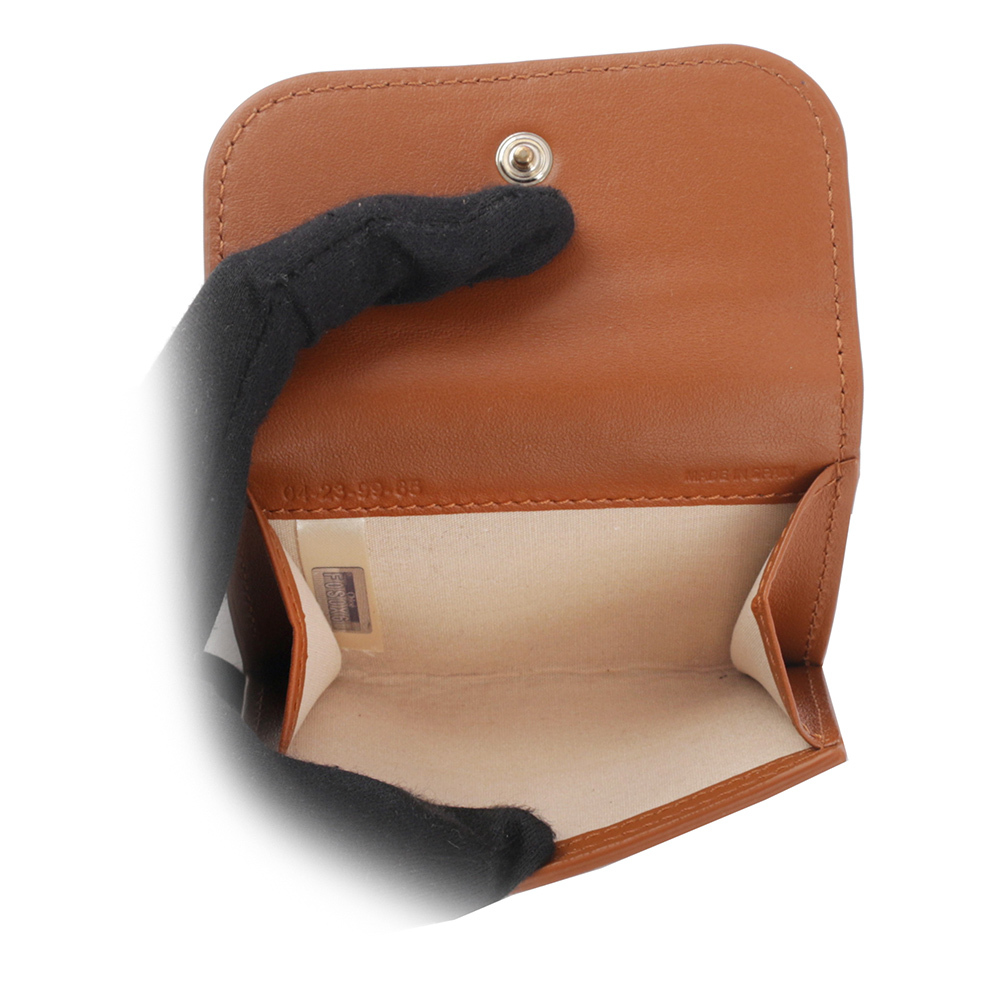 【CHLOE'】Sense 刺繡標誌小款三折短夾(焦糖色) CHC23AP875I10 247