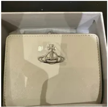[S] VIVIENNE WESTWOOD WALLET WITH COIN POUCH A403,FOG, 8050889678052 (SVW22)
