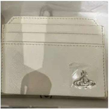 [S] VIVIENNE WESTWOOD MAN SLIM CREDIT CARD HOLDER A401,WHITE, 8050889472612 (SVW24)
