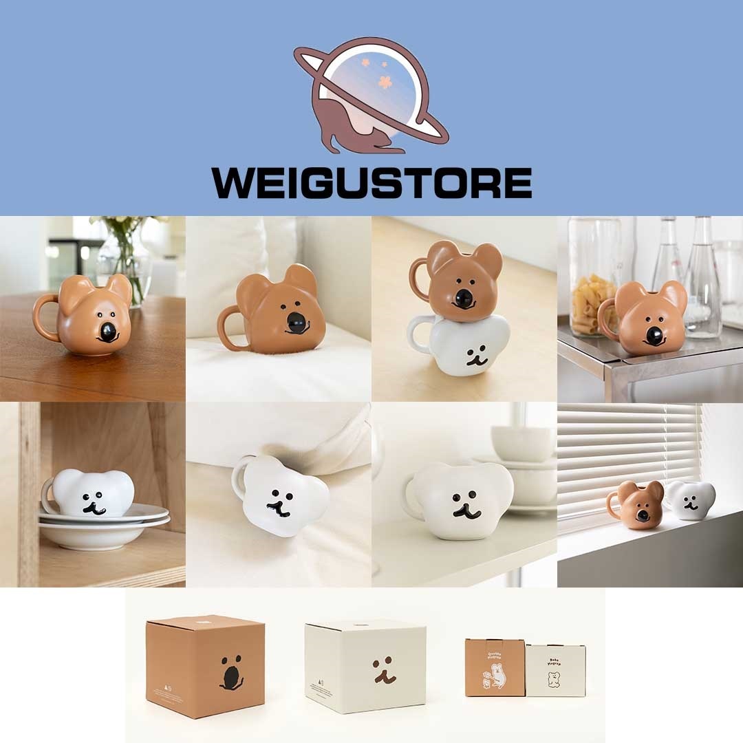 【預購】Dinotaeng Quokka BOBO Mug Cup 馬克杯 陶瓷 造型杯