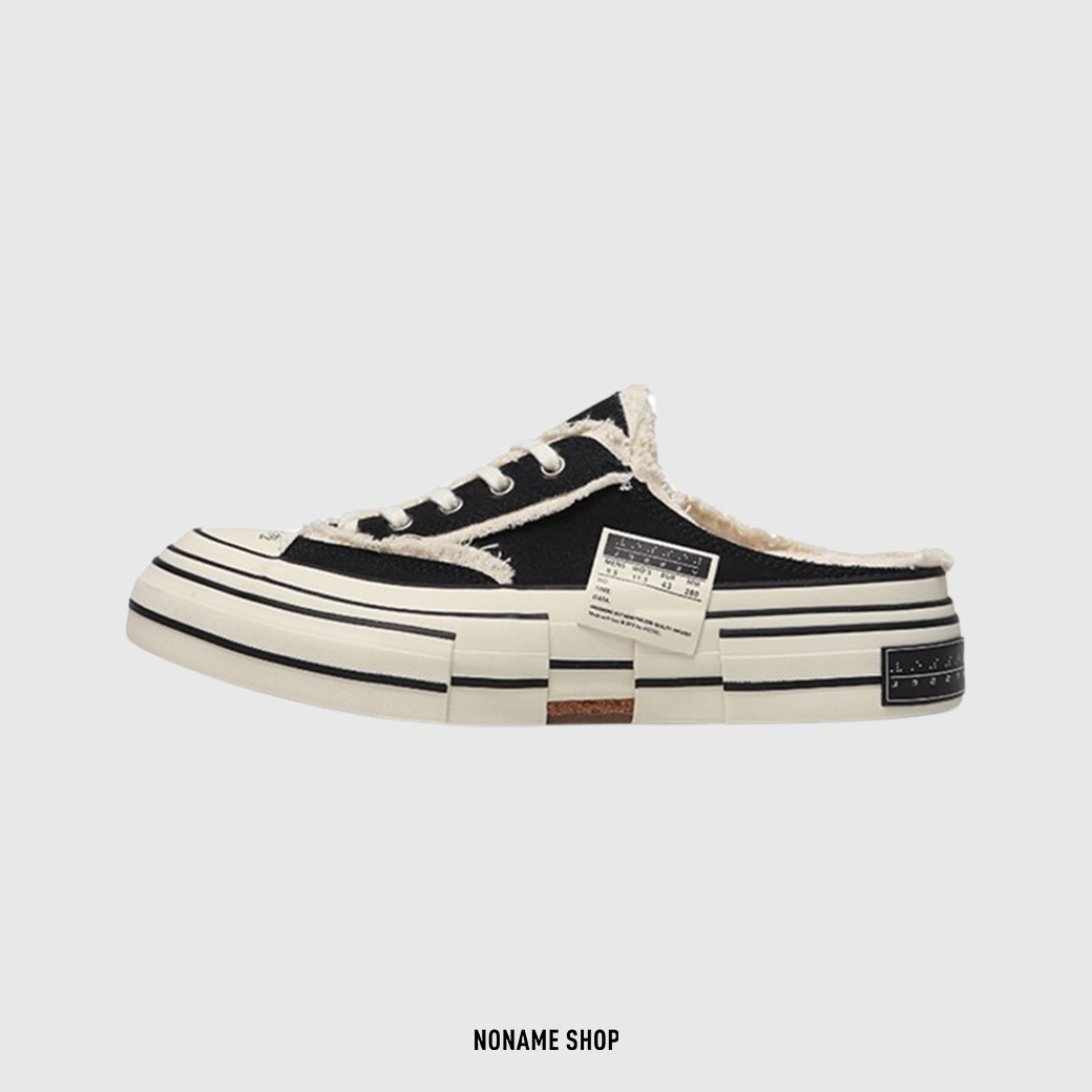 xVESSEL G.O.P LOWS 吳建豪 解構 夜光 懶人鞋 穆勒鞋 黑白 (男/女款)