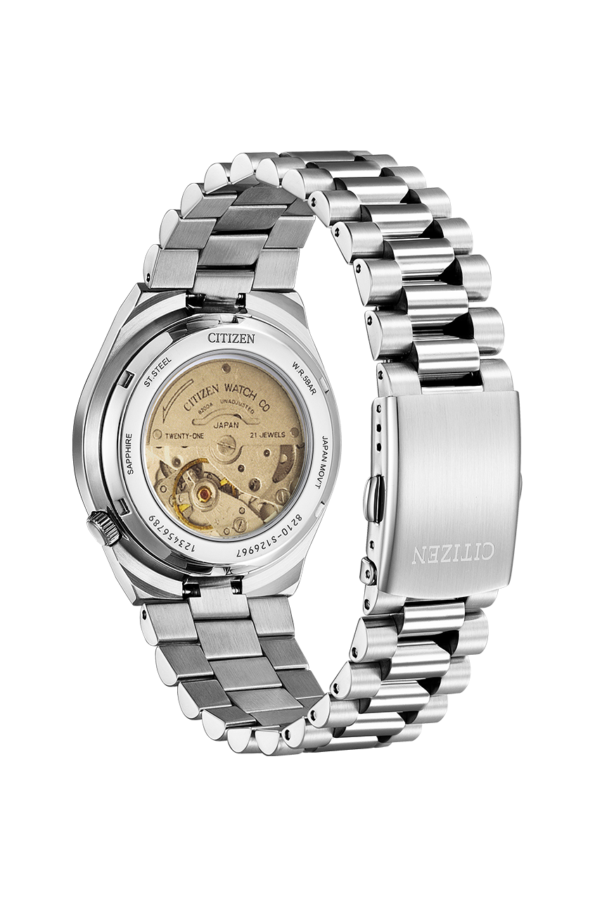 萬年鐘錶 - Citizen 星辰錶 Pantone 授權配色限量版藍色面盤自動上鍊機械男錶  NJ0158-89L  錶徑40MM