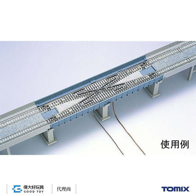 TOMIX 3067 複線箱梁橋II (青・複線PC橋腳・2入)