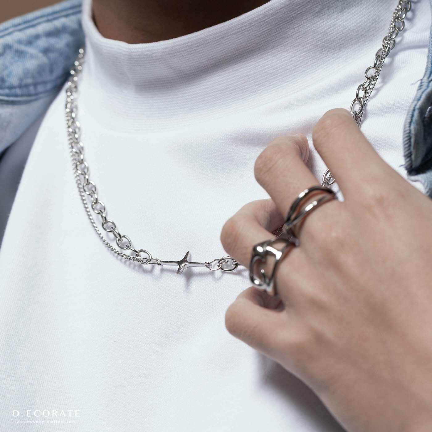 D.ecorate 十字架吊墜項鍊