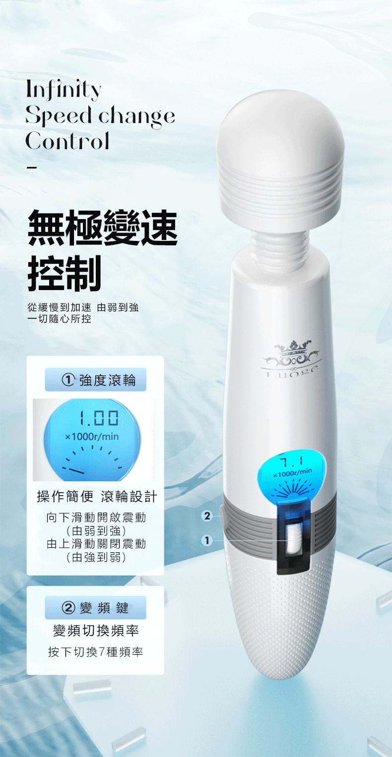強震液晶AV棒｜電動按摩棒