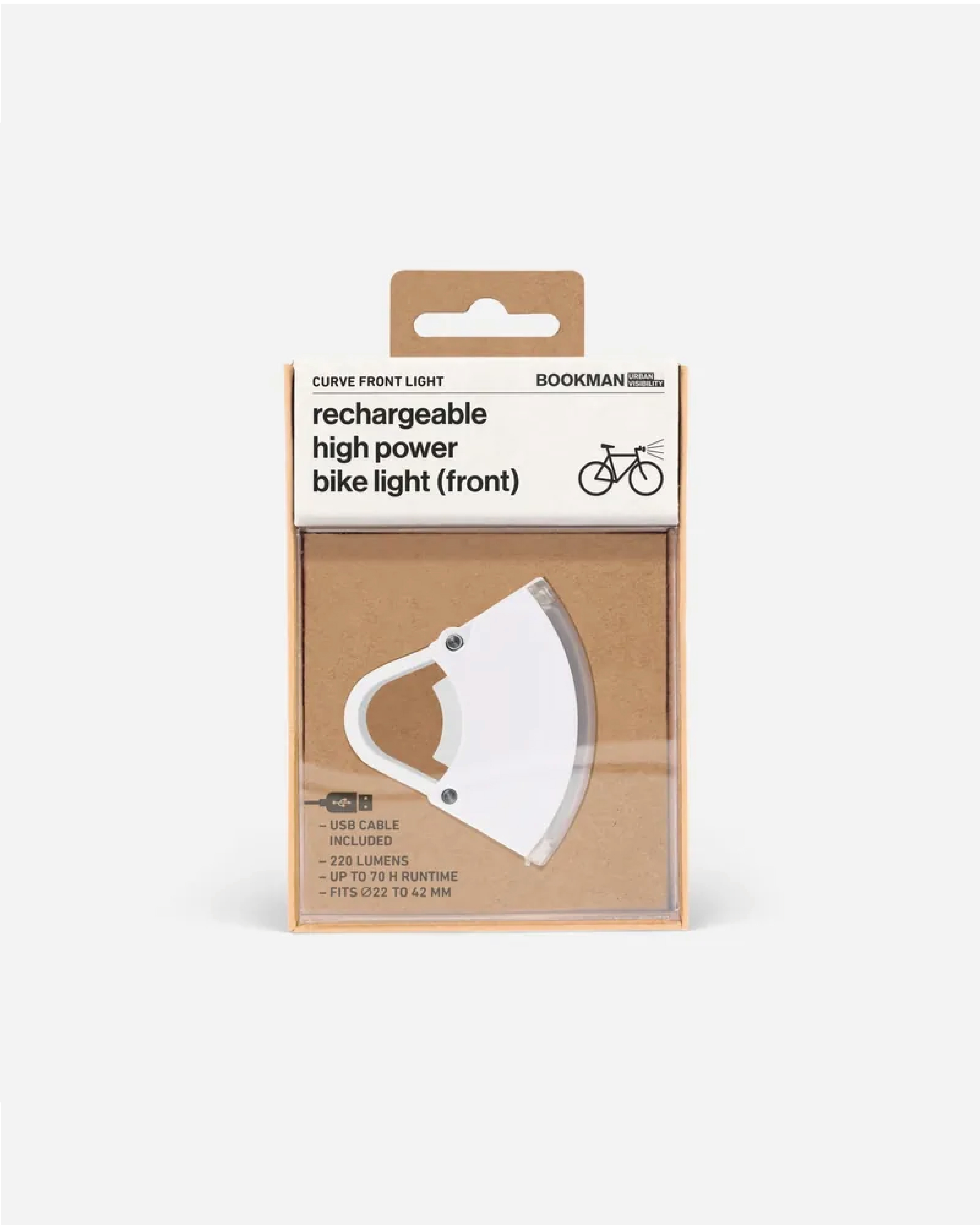 【BOOKMAN】Curve Front Light 前燈 White/白色