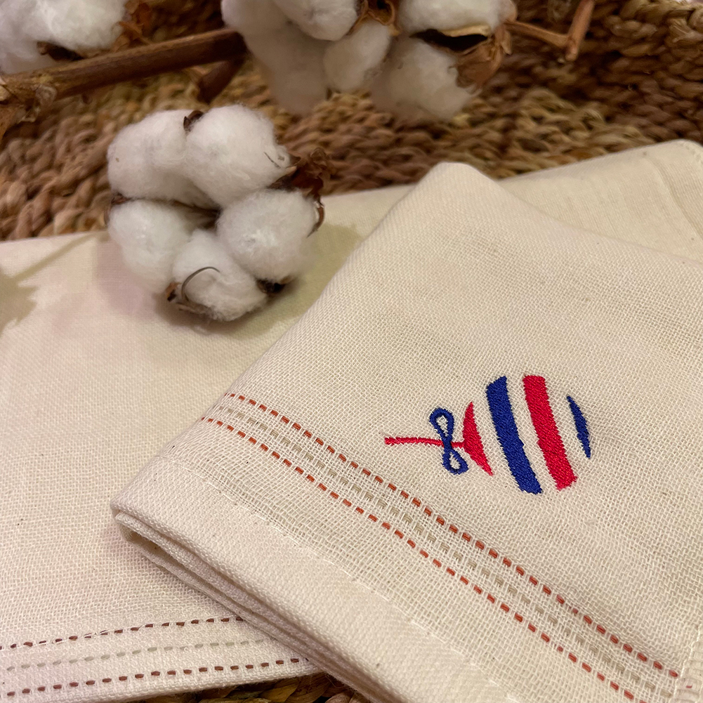 Mon Bonbon 有機棉紗布方巾