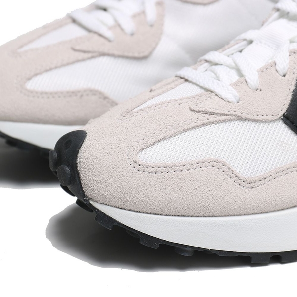 補貨❗NEW BALANCE 休閒鞋 NB327 經典款 白黑 皮革 網布 男女 MS327CWB