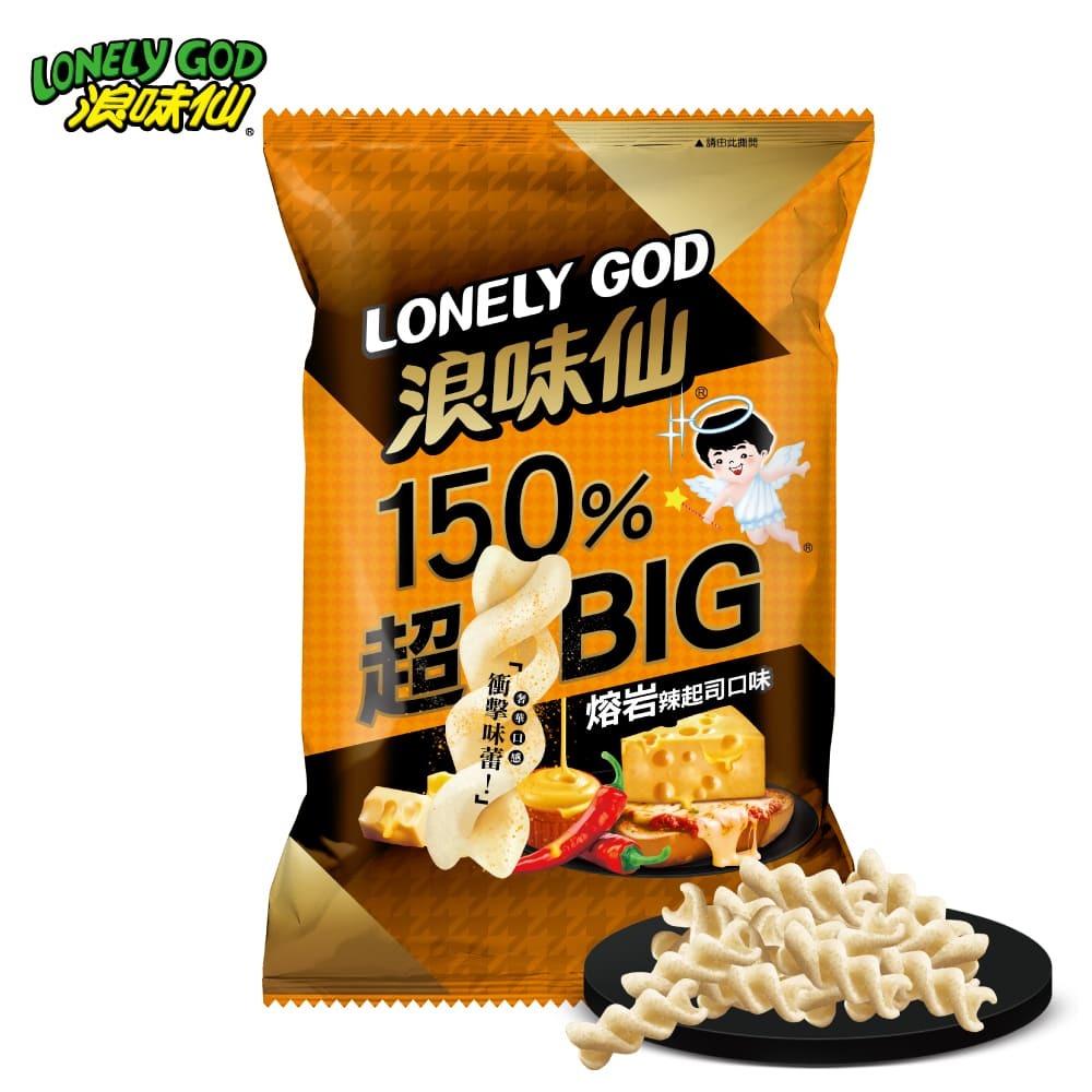 LONELY GOD 浪味仙 熔岩辣起司口味(洋芋捲) 89g