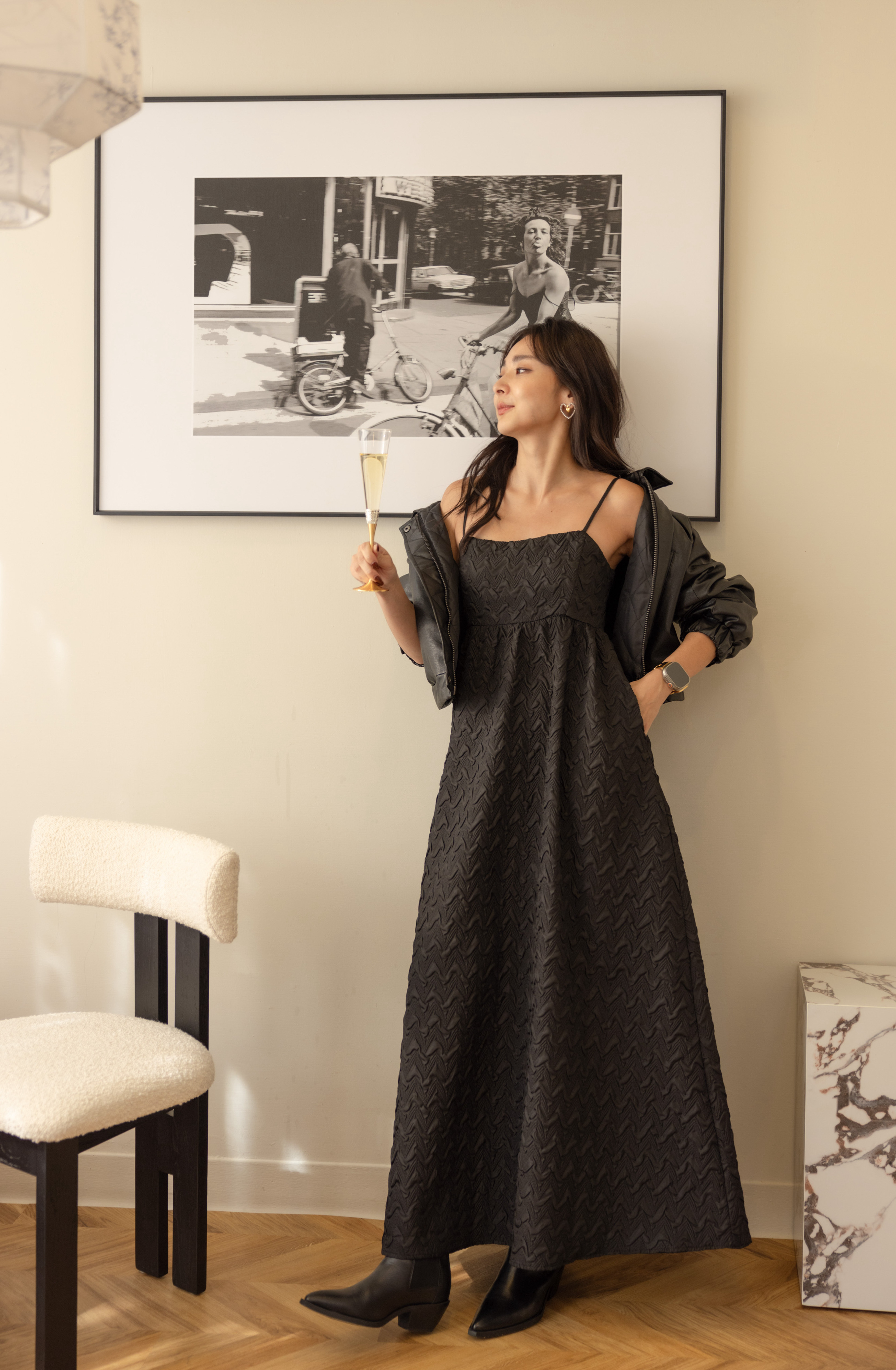 絕美紋理澎澎裙長洋（4尺寸）