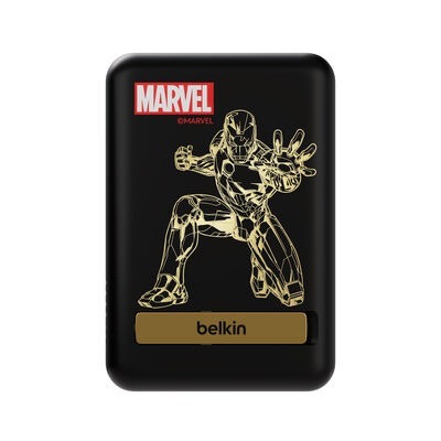 Belkin 磁力無線行動充電器 5K+支架 (Marvel 系列)