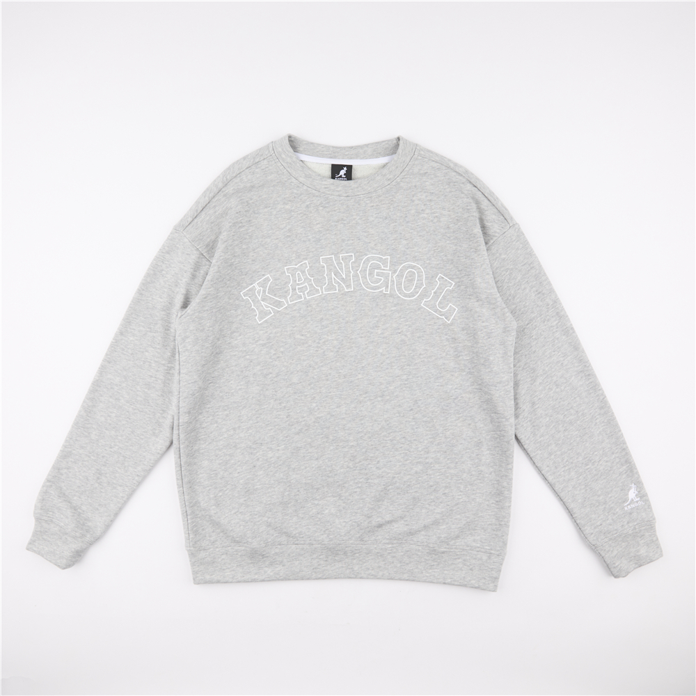 KANGOL 大學T 灰 黑 綠 白LOGO 圓領 長T 中性 63551024-