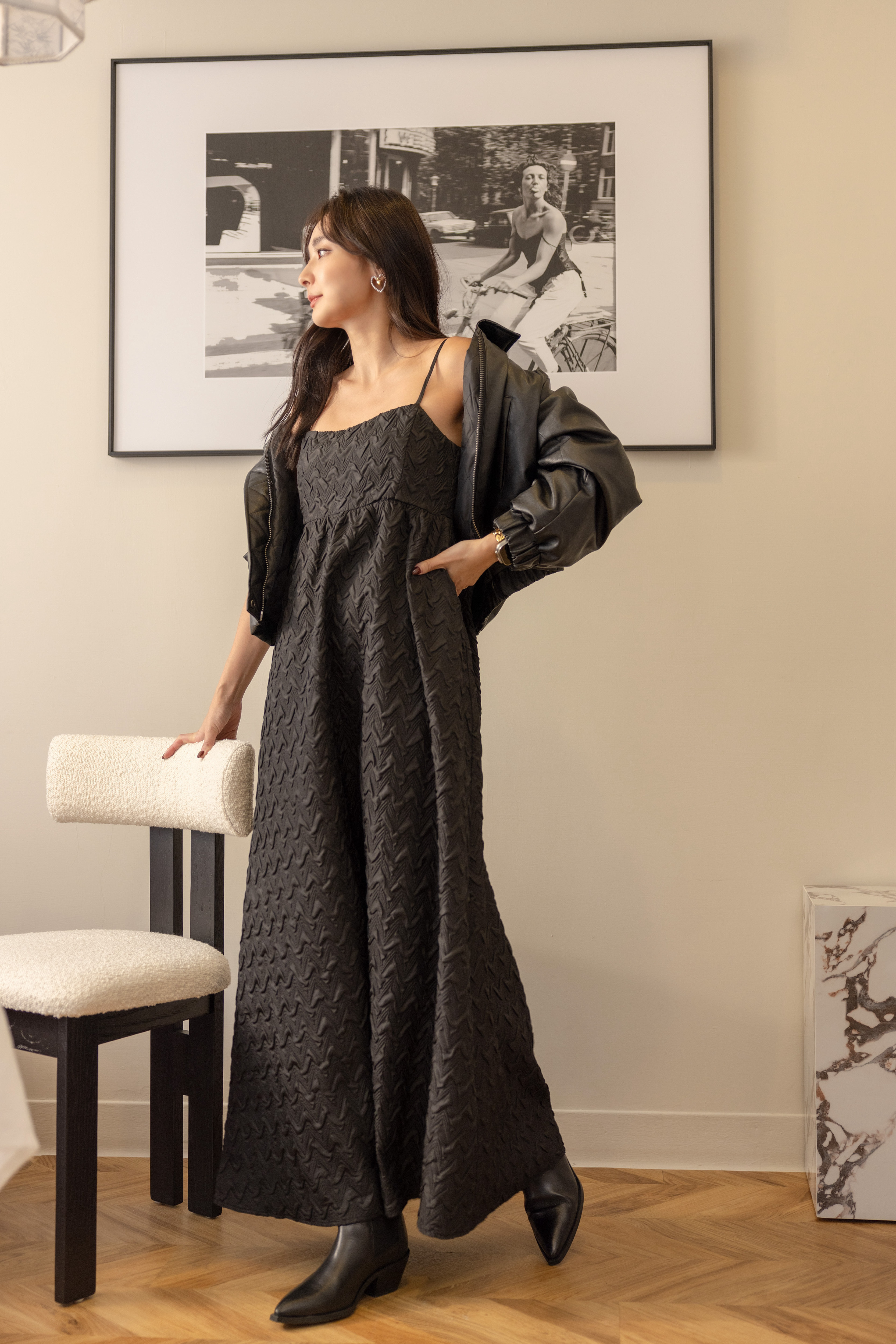 絕美紋理澎澎裙長洋（4尺寸）