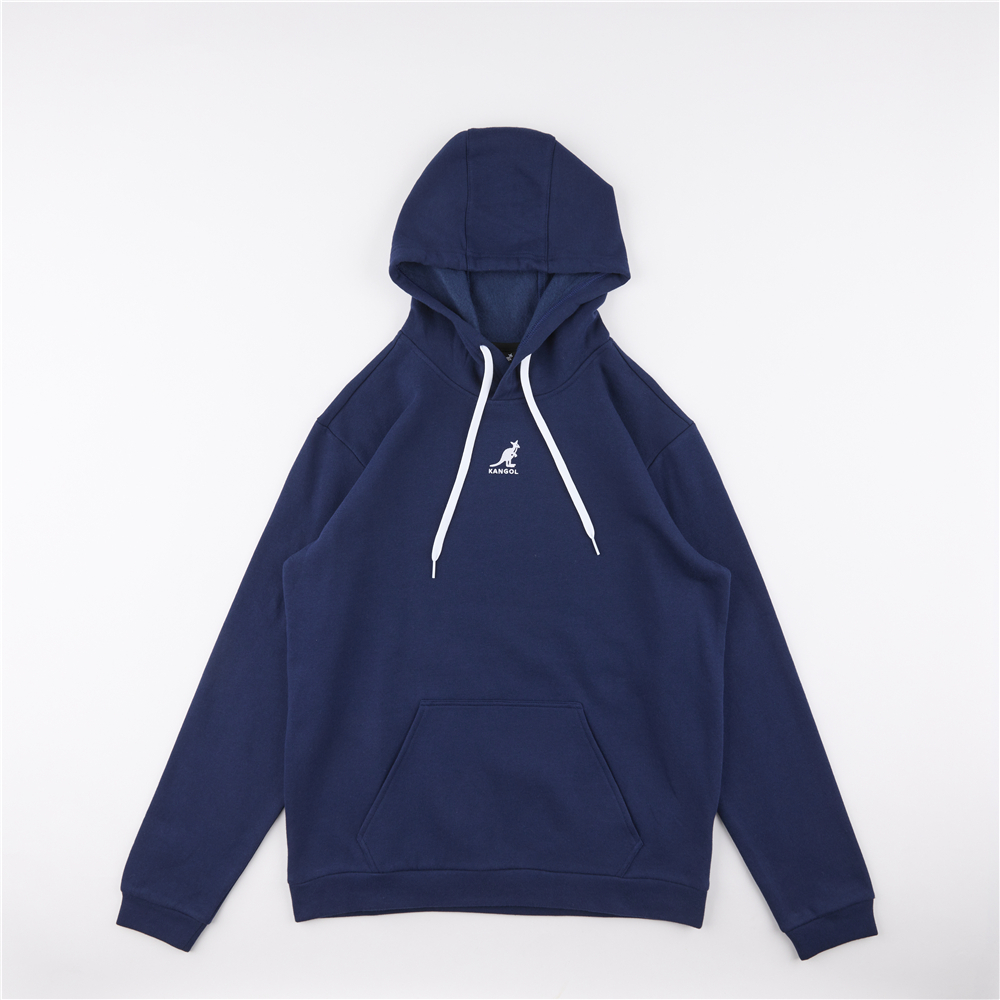 KANGOL 帽T 四色 刺繡小LOGO 基本款 刷毛 中性 6355106900 6355106980 6355107011 6355107120