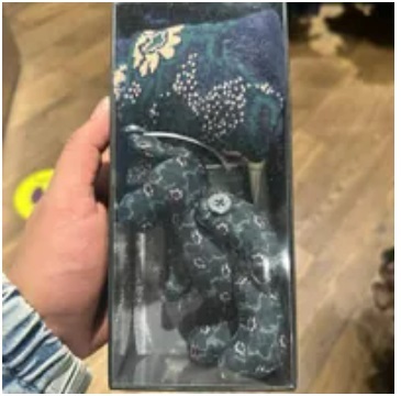 [S] TED BAKER 264970 WXG-PERRIIA GRAPHIC FLORAL SOCK & TEDDY GIFT SET,DARK-BLUE, 5059855303571 (ST132)