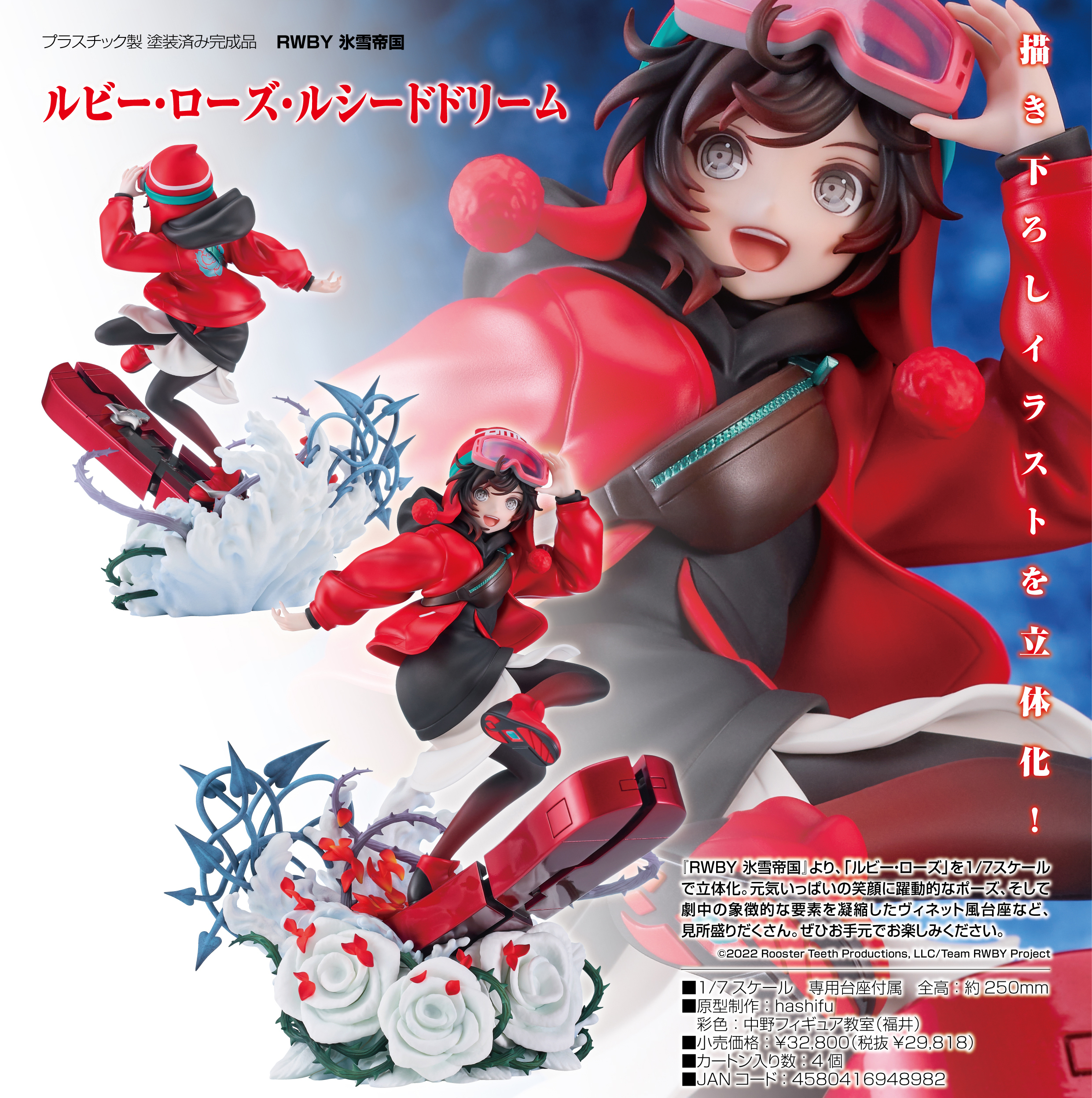 「ACG.GO」「預購」日版 Good Smile 露比‧蘿絲: Lucid Dream RWBY 冰雪帝國 1/7 PVC Figure
