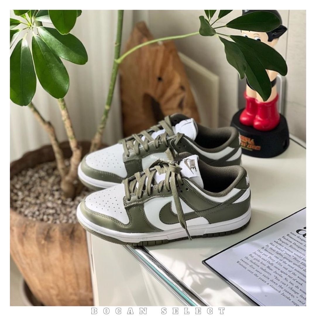 <限量超瘋骨折價‼️>NIKE DUNK LOW" MEDIUM OLIVE "橄欖綠🫒（DD1503-120）