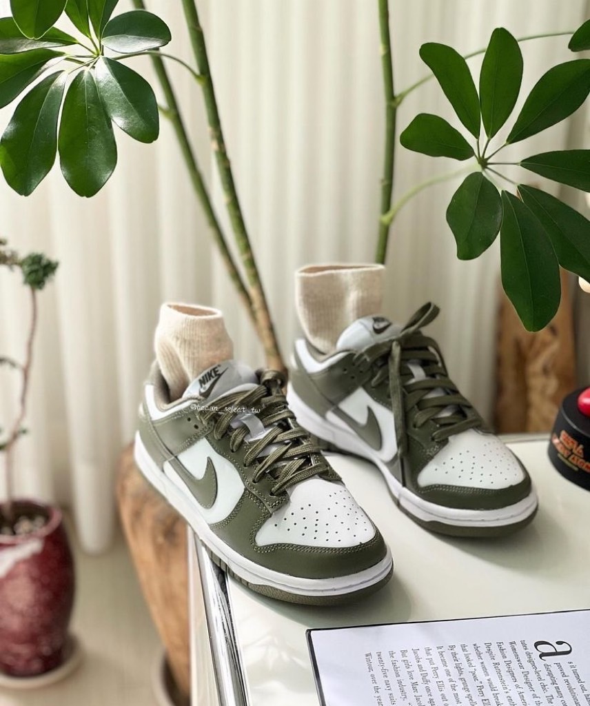 <限量超瘋骨折價‼️>NIKE DUNK LOW" MEDIUM OLIVE "橄欖綠🫒（DD1503-120）