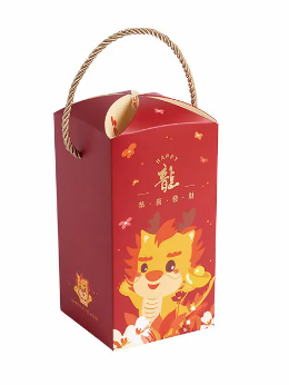 [ 包裝材料 ] 花苞提盒(大)-龍HAPPY