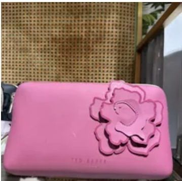 [S] TED BAKER 265161 WXG-JELLIN MAGNOLIA SILICONE WASHBAG,DP-PURPLE, 5059855303144 (ST136)