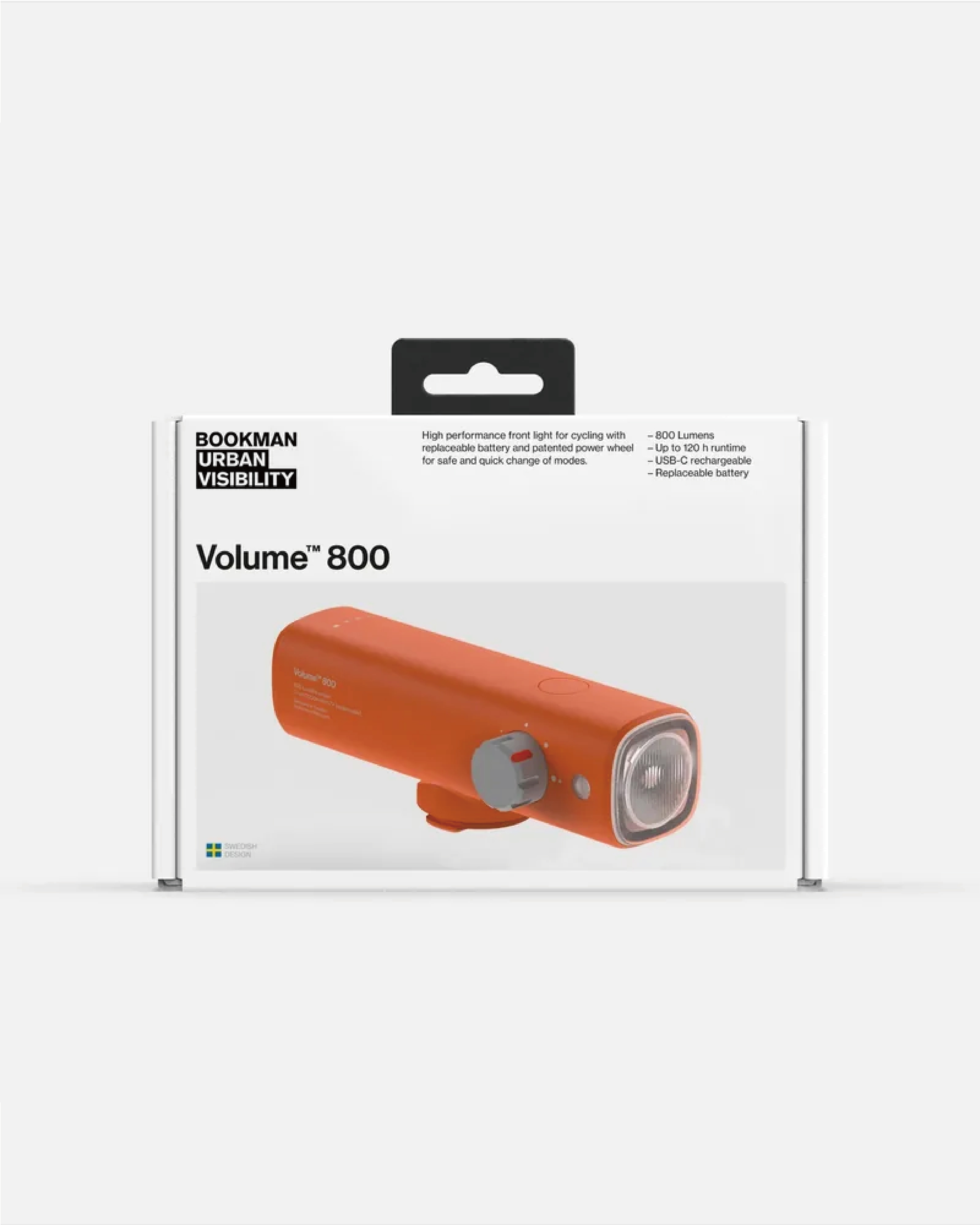 【BOOKMAN】Volume™ 800 高流明前燈 Orange/橘色