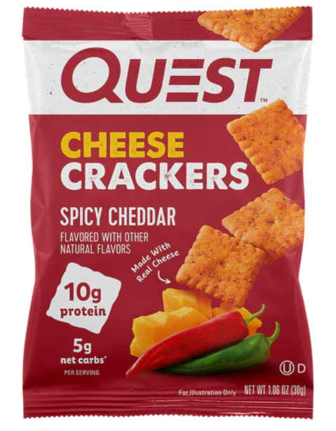 清貨優惠 Quest Nutrition 辛辣車打芝士餅乾 30g(best before 11 Sep 2025)
