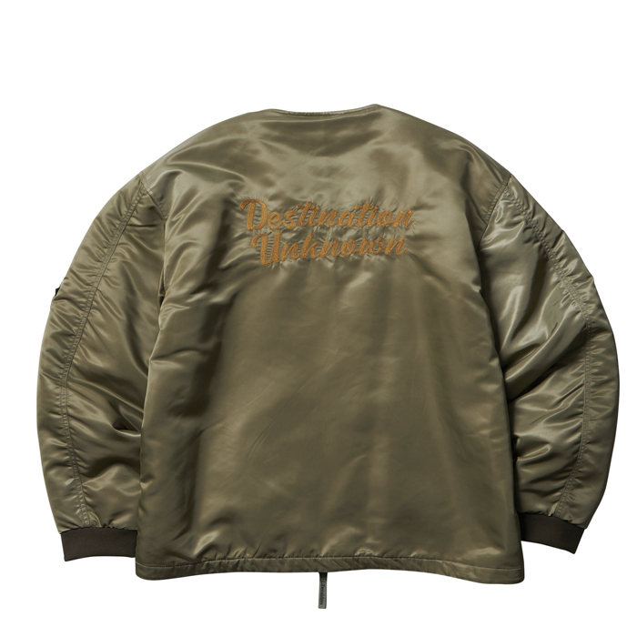 LIBERAIDERS 23F/W COLLARLESS FLIGHT JACKET