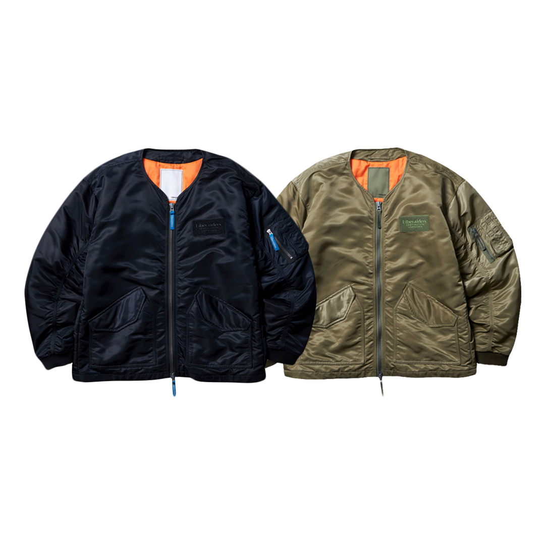 LIBERAIDERS 23F/W COLLARLESS FLIGHT JACKET