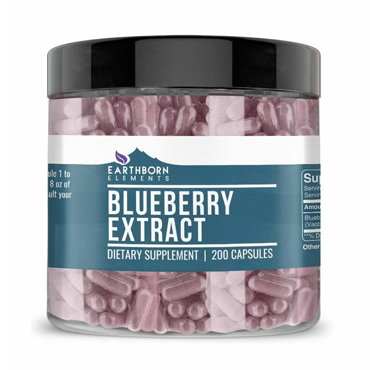 Earthborn Elements Blueberry Extract 420mg ,200 Capsules