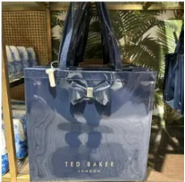 [S] TED BAKER 153865 WXB-ALACON PLAIN BOW LRG ICON BAG,NAVY, 5059856205133 (ST141)