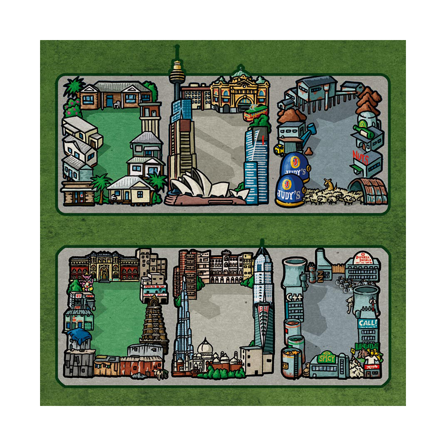 電力公司擴充9：澳洲／印度地圖