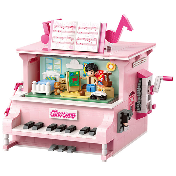 《 Qman 啟蒙積木 》 周同學 精彩時刻 場景積木組