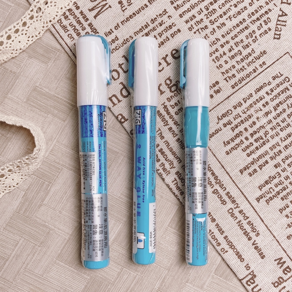 吳竹Kuretake｜乾濕兩用膠水筆