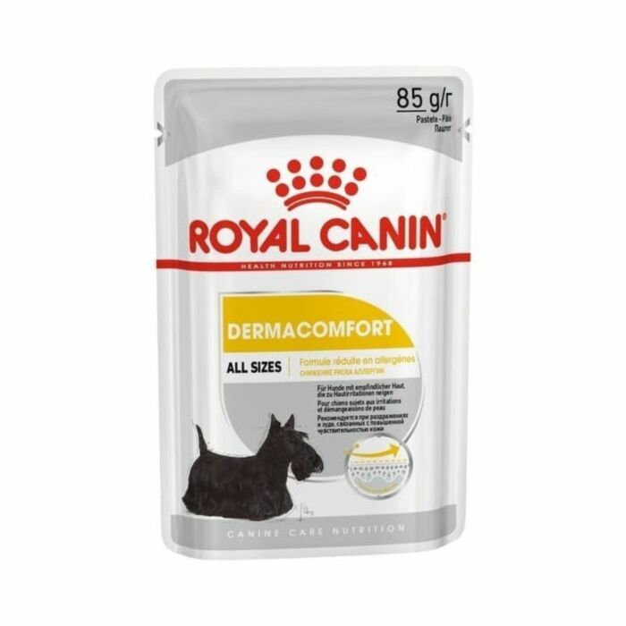 Royal Canin - 狗濕糧 - 成犬皮膚舒緩加護主食濕糧 (肉塊) 85G (12包)