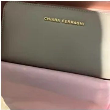 [S] CHIARA FERRAGNI RANGE K CF SIMPLE SKETCH BOX CALF PU LONG WALLET,GREY, 75SB5PK1/ZS959817 (SCF221)