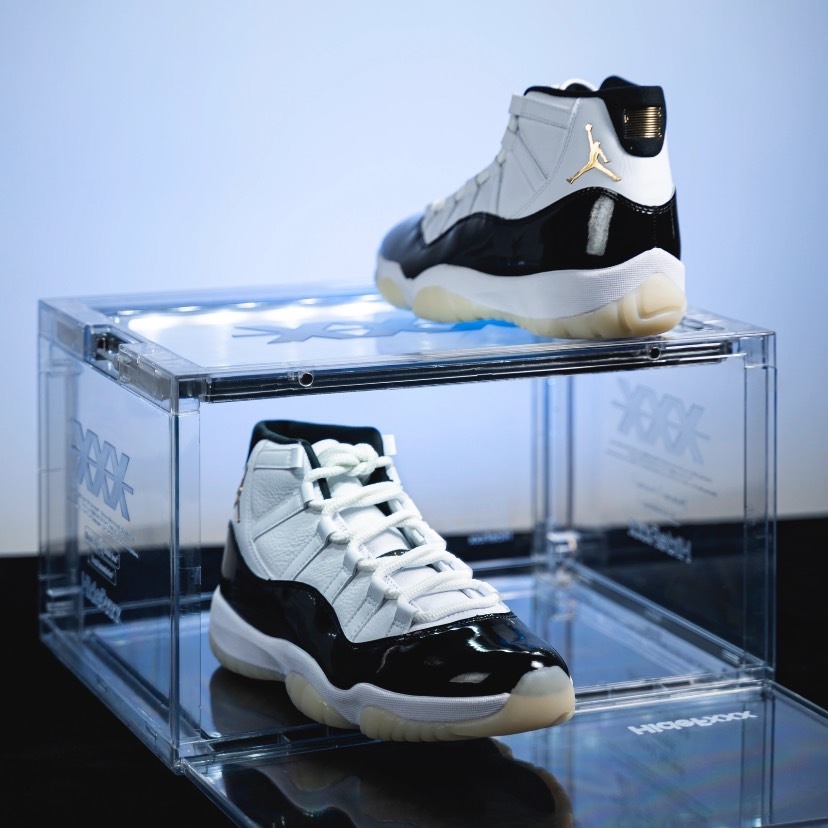 NIKE AIR JORDAN 11白黑金鑽籃球鞋（CT8012-170）