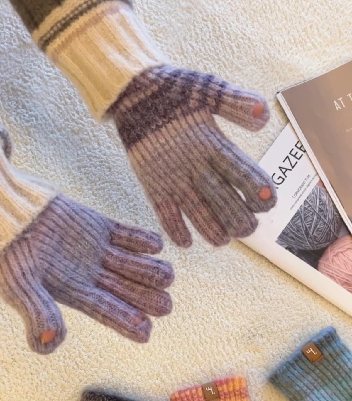 🉑️觸控調色盤針織手套/六色