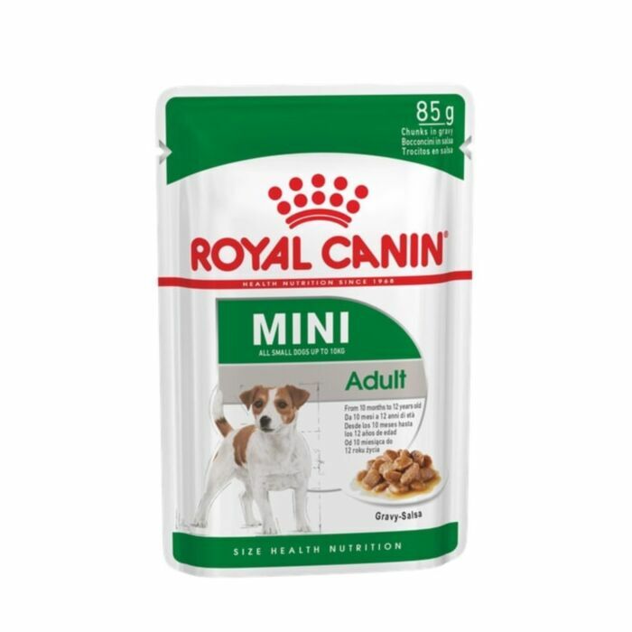 Royal Canin - 狗濕糧 - 小型成犬營養主食濕糧 (肉汁) 85G (12包)