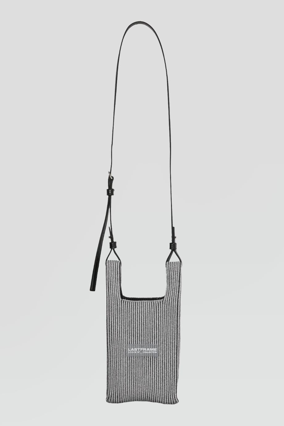 LASTFRAME｜KYOTO 迷你針織金蔥銀托特包