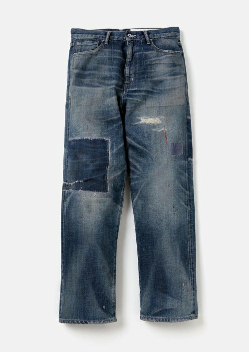 NEIGHBORHOOD SAVAGE DENIM DP BASIC PANTS 深寬 丹寧/黑色 232XBNH-PTM07