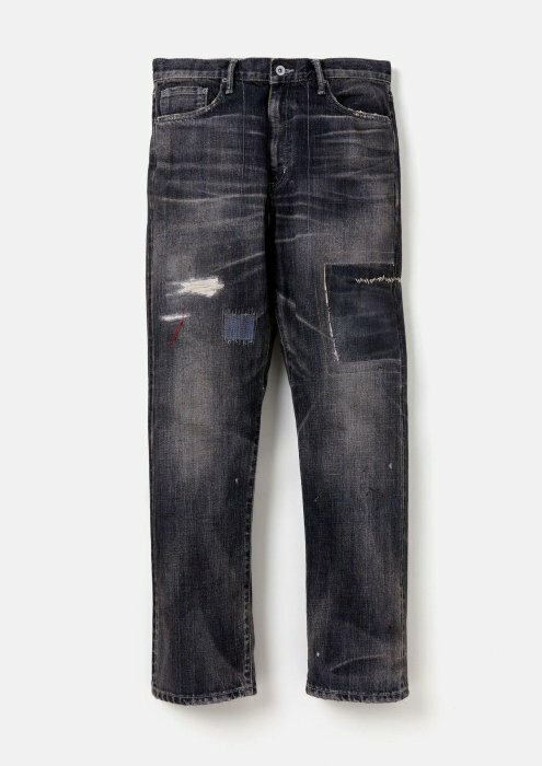 NEIGHBORHOOD SAVAGE DENIM DP MID PANTS 丹寧/黑色 深中版 -232XBNH-PTM08