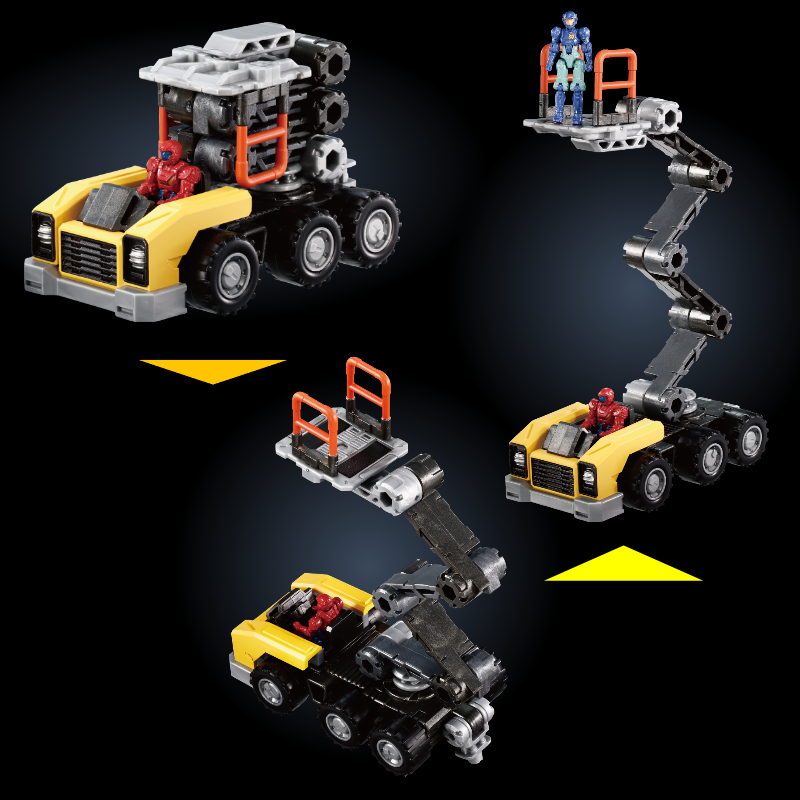 Diaclone: DA-105 DIA-NAUTS & Lift Machine Set