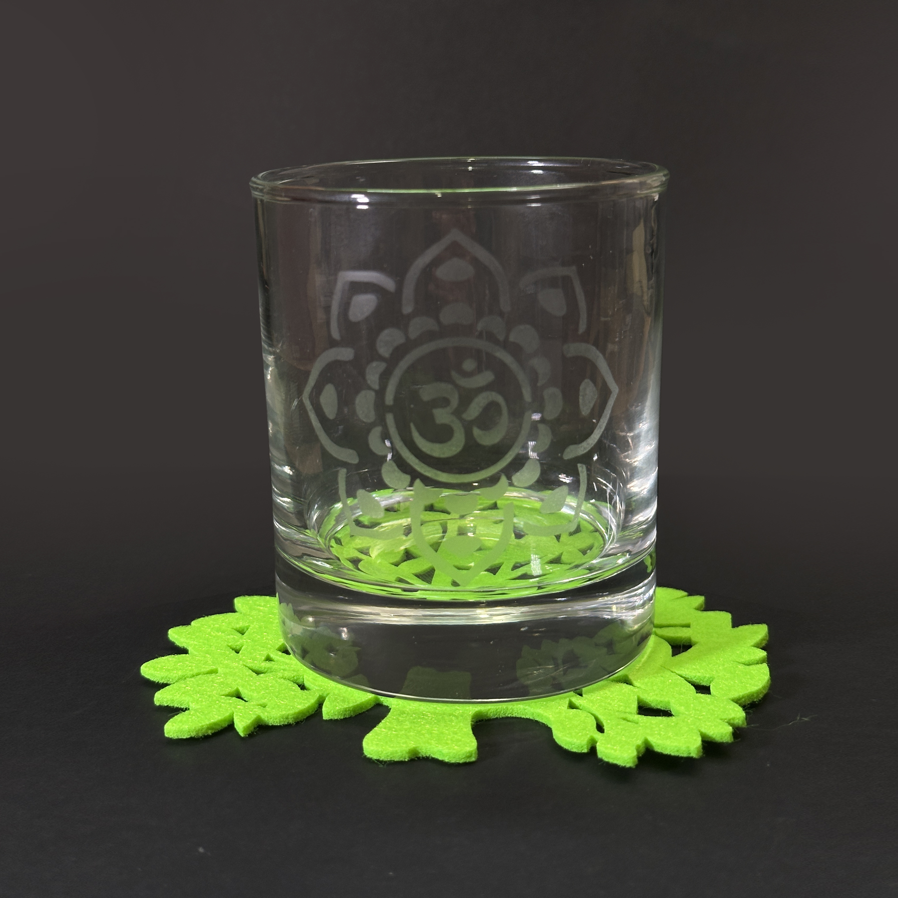 【波波師手工製作】磨砂玻璃杯