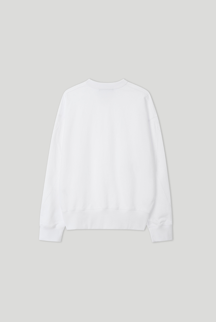METAL LOGO SWEATSHIRT - WHITE