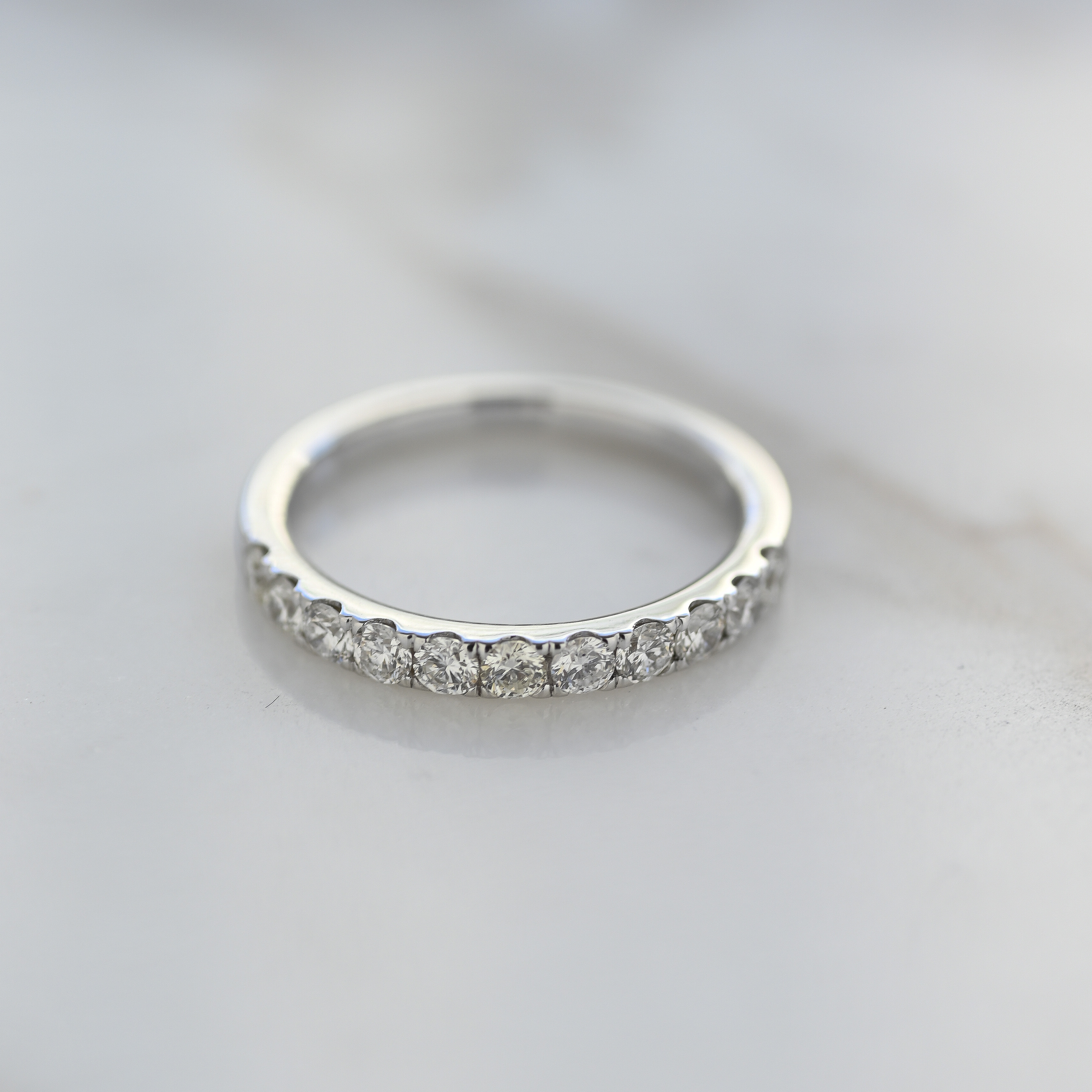 18K 2.3mm Eternity Diamond Ring