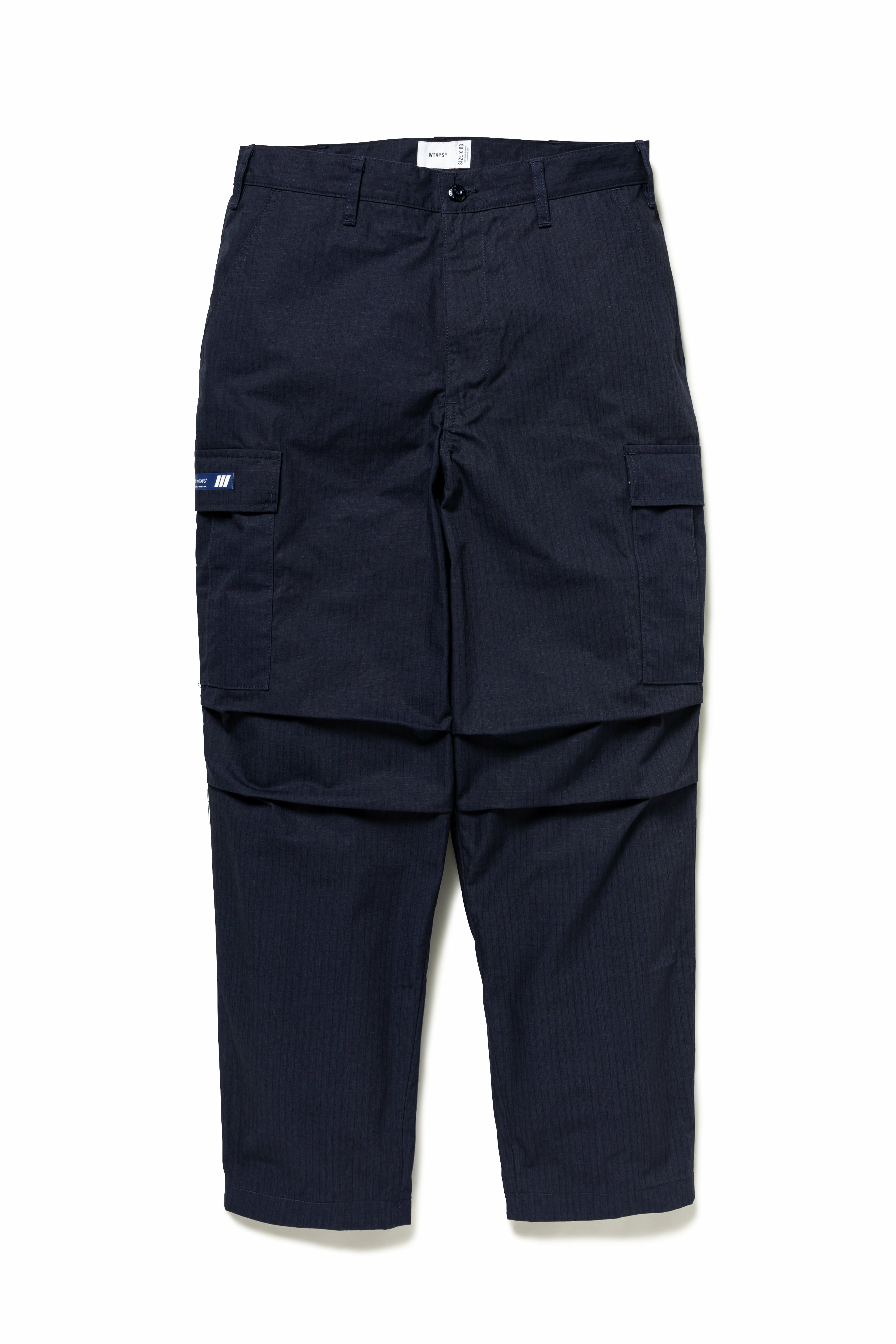 -(B3d03)-WTAPS MILT9602 / TROUSERS / NYCO. RIPSTOP 黑 海軍藍 工裝 長褲 232WVDT-PTM03